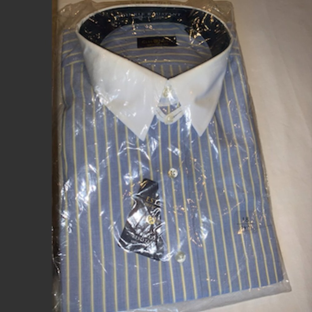 Club Room Collar Shirt  18 / 34 -35 (NEW!)
